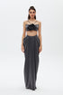 ASH FLOWER DETAILED CROP TOP
